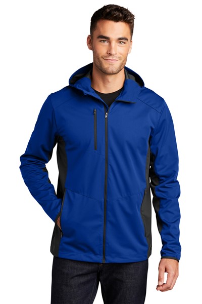 Port Authority J719 Port Authority Active Hooded Soft Shell Jacket J719